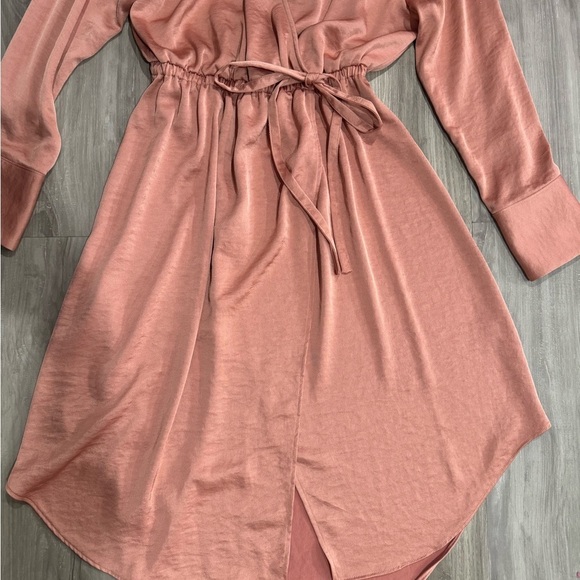 Halogen Pink Faux Wrap Dress​​​ - Picture 3 of 4